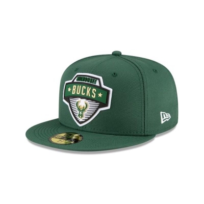 Milwaukee Bucks Gorra | New Era NBA Tip Off Edition 59fifty Fitted Cap Mexico - Verdes
